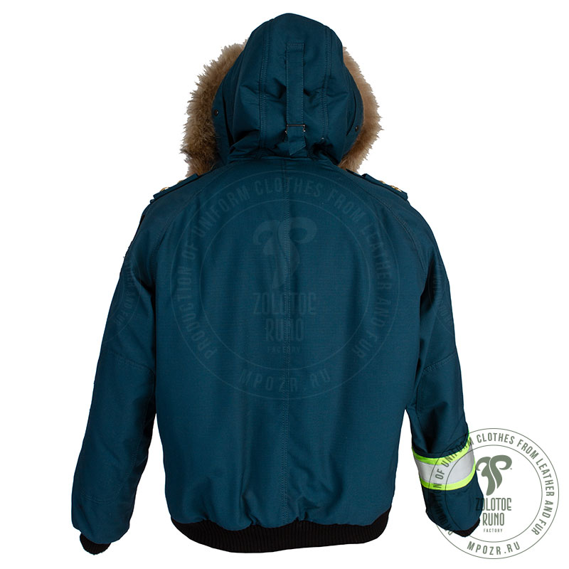 Winter Jacket with Synthetic Insulation for Personnel (The Ministry of Emergency Situations of the Russian Federation)